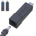 Starlink Mini Cable Adapter, USB C to DC Adapter Power Cable Adapter for Starlink Mini, USB C Male to DC Female for Power Cord Work with 20V/65W, 20V/100W, 28V/140W PD Power Source (Grey)