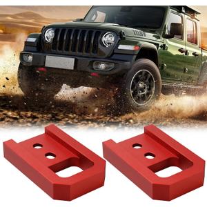 Tow Hooks for Tacoma 2024-2026/4Runner 2025, Car Tow Hooks Compatible with Toyota Tacoma/4Runner/Land Cruiser 250 Accessories | Heavy-Duty Steel, No Drilling Required