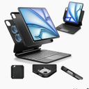 ESR iPad Air 11 Inch Case with Keyboard (M3/M2, 2025/2024) & iPad Pro 11/Air 5th/4th Gen Keyboard, Easy-Set Magnetic Stand, Portrait/Raised Modes, with Removable Protective Case, Black