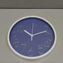 Wall Clock Non-Ticking Silent Modern Simple Style Round Decor Clock Stereoscopic Dial Quartz Wall Clocks for Home/Office/School/Living Room/Bedroom/Kitchen