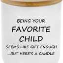 Gifts for Mom from Daughter Son, Funny Birthday & Mothers Day & Thanksgiving & Christmas Gifts, Vanilla Candles(11.5oz)