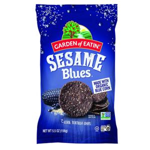 Garden of Eatin' Tortilla Chips, Sesame Blues, 5.5 oz (Pack of 12), Best Before: 14/NOV/2025