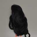 NAYOO Claw Clip Ponytail Extension Black 18" Long Wavy Ponytail Clip in Hair Extensions for Women Curly Natural Layered Pony Tails for Short Thin Hair Synthetic Hairpiece(Black)