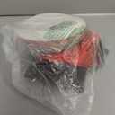 Gisgfim 200Pcs Red and Black Plates and Napkins Set Party Supplies Black Red Birthday Scalloped Carnival Disposable Tableware Dinnerware for Wedding Fiesta Halloween Birthday Table Decor 50 Guests