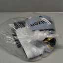 ZLINA Set of 2 Velvet Decorative Throw Pillow Covers Black White Patchwork with Gold Leather Pillow Covers 18 × 18 Inch Cushion Covers Decor Living Room Sofa Bedroom Car