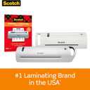 Scotch Thermal Laminating Pouches Premium Quality, 5 Mil Thick for Extra Protection, 50 Pack Letter Size Laminating Sheets, Our Most Durable Lamination Pouch, 8.9 x 11.4 inches, Clear