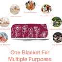 Step Mom Gifts, Christmas Step Mom Gift Wearable Blanket, Stepmom Hoodie Blankets, Stepmom Hooded Blanket 47x72 in for Birthday(Red), Mother's Day