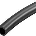 uxcell Lubricating Oil Hose 8mm ID x 12mm(1/2") OD 3.3ft Rubber Water Hose Tubing Black Pack of 2