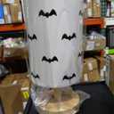 susiyo Pattern Bats Christmas Lights Bedside Table Lamp Woodland,Nightstand Lamps with USB Port Desk Lamps for Living Room Nursery Office Home Decor