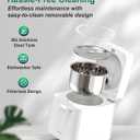 Mifasol Stainless Steel Humidifier, 3.3L Warm Mist Humidifiers for Bedroom, Easy Clean Steam Humidifiers for Home, Dishwasher Safe Humidifier Large Room, White