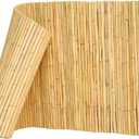 Bamboo Fencing 4ft H x 8ft L x 0.75in D, Bamboo Privacy Fence About 0.75in Diameter, Natural Bamboo Roll Fence, Decorative Bamboo Screen for Backyard, Balcony, Garden, and Pool Area