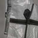 4PCS Waterproof Shoe Bags for Travel, X-Large Clear Sneaker Pouch with Sturdy Zipper, 2 Grey & 2 Black Portable Travel Shoe Bag for Men & Women, Ideal for Gym, Luggage, and Closet Storage