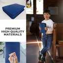 DEHITE Bible Cover Case for Men and Women Leather Bible Carrying Bag Pen Slots Zippered Pocket Premium Faux Leather
