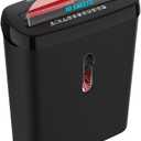 Home Office Paper ShredderWoolsche 10-Sheet Strip Cut with 3.17-Gallon BasketP-2 Security LevelCD & Credit Card ShredderDurable & Fast - Jam Proof System - ETL Certified