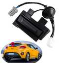 FUSCH Outside HDL Lock Assembly Back Hatch Release Switch Trunk Button Hatch Release Button Compatible with Hyundai Veloster 2012-2017 with Camera Replace#:81260-2V010