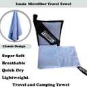 Reusable Quick Dry Beach Towels,Microfiber Travel Towel,Compressed Lightweight Bath Towel for Beach Hiking Gym Yoga Travel Sports Swimming Camping(Light Purple, 30"*60")