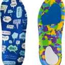 Kids Arch Support Orthotics Plantar Fasciitis Flat Feet Over-Pronation Insoles Relieve Arch, Heel & Ankle Foot Pain Inserts with Heel Cushion (8-8.5M Toddler, Multicolor)