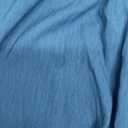 Women's Summer Peplum Tops Square Neck Ruffle Trim Short Sleeve Blouse Smocked Top Dressy Casual Shirts Blue Green M