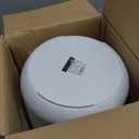 URALFA Motion Sensor Trash Can with Lid, 3 Gallon / 11 L Automatic Bathroom Trash Can, Touchless Trash Bin, Smart Plastic Garbage Can for Bedroom, Kitchen, Living Room, Office, White