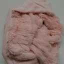 Smoofy Faux Fur Throw Blanket for Couch  Blush Pink Fluffy Cozy Rabbit Fleece, Plush Soft Bubble Blanket for Sofa & Bed, for Mom, Warm Fuzzy Home Room Decor Throw 50" x 60"