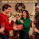 2 x 2Pcs 2025 Funny Christmas Ornament - Hilarious Santa Gag Gift with Bells, White Elephant Gifts for Adults, Secret Santa Gift Exchange, Funny Christmas Tree Decorations for Holiday