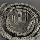 16, 12, 11in Baskets, Greenish Gray, 3pc