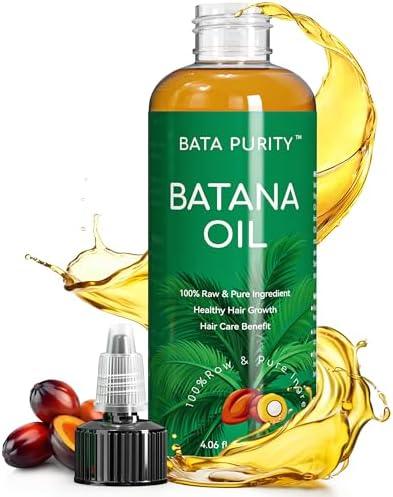 Batana Oil for Hair Growth, Organic Hair Oil from Honduras – Repairs Damaged Hair, Nourishes Scalp, Boosts Shine and Thickness, Controls Frizz, for All Hair Types, 4.06 FL OZ, Pack of 3, Expiration Date 13/12/2027