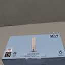 7.3 Inch Long Tubular Vintage LED Edison Bulbs, 6W, Equivalent 60W, High Brightness Daylight 5000K, T10 LED Filament Bulbs with 90+ CRI, E26 Medium Base, Dimmable, Clear Glass, Pack of 6