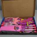 Bow and Arrow for Kids, LED Light Up Archery Set with Princess Cape and Crown, 10 Suction Cup Arrows, Target & Quivers, Outdoor Toy for Girls Aged 3-8, Birthday Gifts Toys for 4 5 6 7 8 Year Old