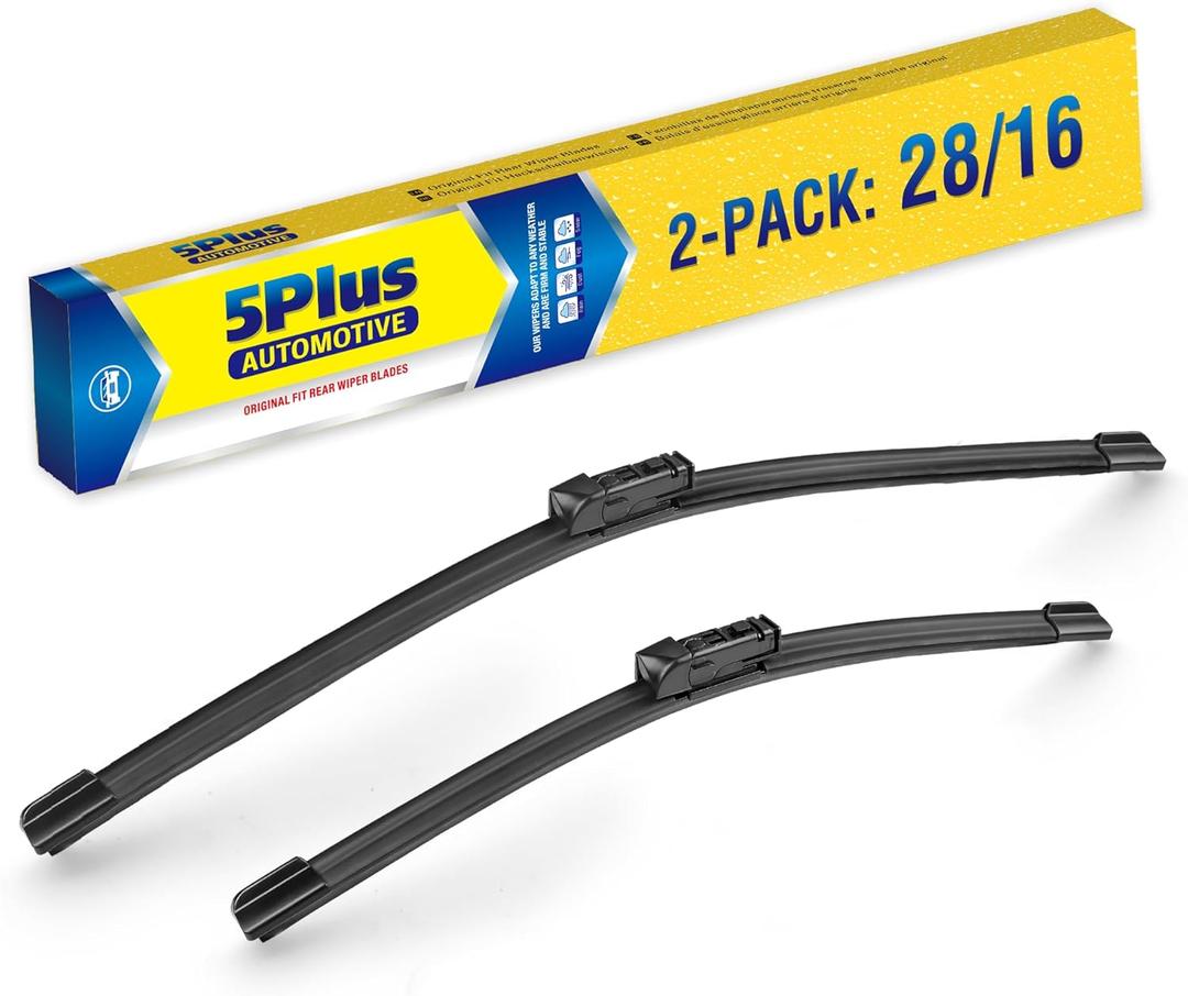 5 PLUS Replacement For TOYOTA Prius 2022 2021 2020 2019 2018 2017 2016, Windshield Wiper Blades 28" + 16" Premium All-Season Windshield Wiper Blades for Original Equipment Replacement (Set of 2)