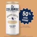 La Colombe Coffee, Vanilla Draft Latte, 11 fl oz Cans (Pack of 12), Coffeehouse Quality Cold Brew, Specialty Grade Coffee Beans, Ready-to-Drink On-the-Go