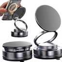 360 Adjustable Vacuum Magnetic Phone Holder for Your Car,Portable N52 Strong Suction Cup Phone Mount for Magsafe,98 LBS Foldable Rotation Windshield Dashboard Stand Magnet for iPhone,All Cell Phones