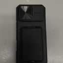 for iPhone 16 Pro Max Case Wallet, Built-in Card Holder (4-5 Cards), Slide Lens Cover, Military Drop Protection, Rugged Heavy Duty Men Women Protective Phone Case for iPhone 16 Pro Max, Black