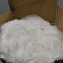 blunique Ultra Soft Cozy Faux Fur Throw Blanket, Fuzzy Plush Thick Bubble Blanket, Luxury Fluffy Blanket for Couch, Sofa, Bedroom, and Living Room, 50x60 Inches, Cream White