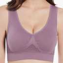 GYQMBT Breathable Cool Liftup Air Bras,2024 New Breathable Sports Bras for Women Plus Size，Comfortable Sports Bra M