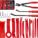 Doaho 19Pcs Car Trim Removal Tool,Auto Clip Pliers Fastener Remover Set,Pry Tool Repair Kit,Fastener Clips Removal Car Tool for Panel,Audio, Dash, Window,Clip and Upholstery with Storage Bag