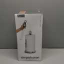 simplehuman Standing Paper Towel Holder with Spray Pump, Brushed Stainless Steel