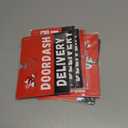 7 x JOEZZY DoorDash Delivery Car Sign  Double-Sided for Dashers (Red, Black & White)