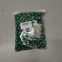 400Pcs Green Vase Filler Pearl Beads for Centerpieces Vases, No Hole Faux Polish Pearls for Floating Candle Home Birthday Wedding Party Table Decor8/14/20mm