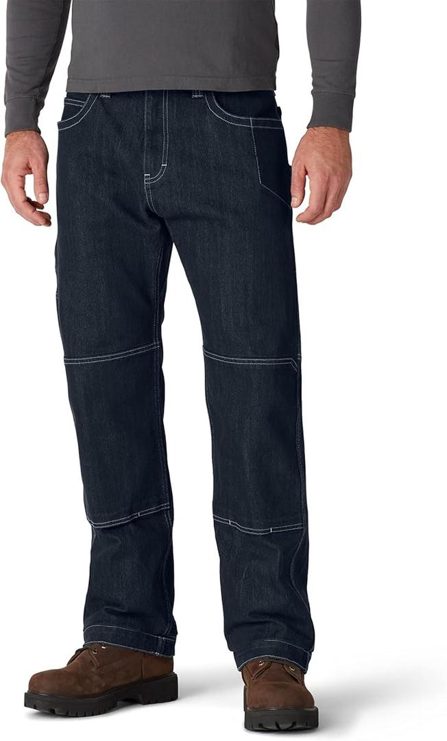 Dickies FLEX DuraTech Relaxed-Fit Straight-Leg Renegade Utility Denim Jeans for Men - Dark Blue - 30x32