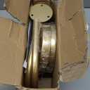 Leaf&lull Wall Plant Holder Planter with Wall Planters for Indoor Plants Plant Hanger Hanging Plant Holder Wall Hanging Decor 2 Pack Golden