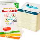 LearnWorx 101 Baby Flash Cards for Toddlers 1-3 | Award Winning First Words Toddler Flash Cards | Speech Toys Help Learn Objects, Numbers & Play Games - Big Toddler Learning Flashcards Preschool Kids