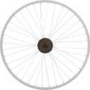 Hiland 26" 27.5" 28" x1.75" Alloy Bike Rim for 1.75 to 2.215 Inch Wide Tire, Front & Back MTB Wheelset with 7 Speed Freewheel, Bolt On Axle, Bicycle Accessories for Adult Bikes