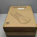 Pilates Board,Multifunctional Rebound Abdominal Board,Foldable Pilates Reformer Set, Ab Core Trainer Machine,Ab Exercise Board,Abs Workout Equipment for Women Home Gym Equipment (Black)