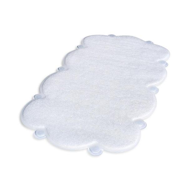 SlipX Solutions Cloud Microban Bath Mat - White, 17 x 29 in