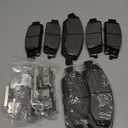 D1363 D1707 Front Rear Ceramic Brake Pads With Clips Fit For Cadillac Escalade/Escalade Esv,For Chevrolet Silverado 1500/Suburban/Tahoe,For GMC Sierra 1500,For GMC Yukon/Yukon XL