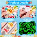 55 Pcs Colorful Fishs Sea Animals Stickers Glow in The Dark, Vinyl Sea Animals Water Bottle Sticker Pack for Teens, Waterproof Skateboard Laptop Decals for Adults Students Kids Girls Boys (Luminescent-056ksxx)