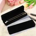 12 Pcs Velvet Bracelet Box Bulk, Black Jewelry Storage Case for Necklace Chain Pendant, Long Travel Jewelry Gift Box for Wedding Valentines Engagement Display