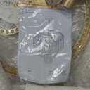 3-Tier Glass Tube Chandelier for Entryway, 14-Lights 22.8" Gold Pendant Light for Hallway, Adjustable Hanging Round Glass Ceiling Light for Bedroom, Living Room, Dining Room, Foyer