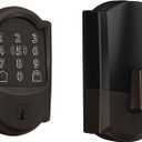 Schlage Encode Plus Smart Wi-Fi Lock for Front Door, Keyless Entry Deadbolt, Unlock with Apple Watch, Built-in WiFi and App Control, Easy Install, Alexa & Apple HomeKit Compatible, Aged Bronze